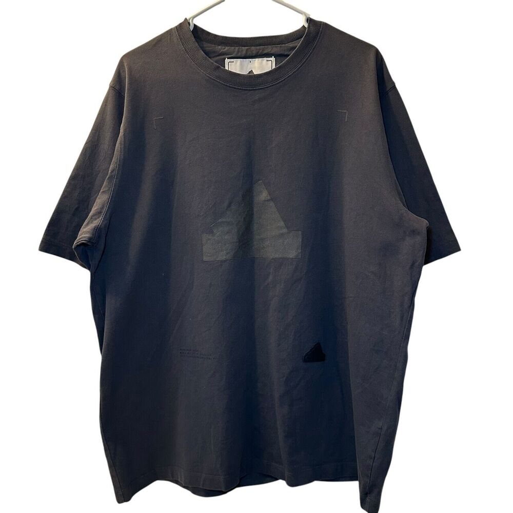 Adidas Future Icons Badge of Sport T-Shirt Men's Size Large Dark Gray/Black